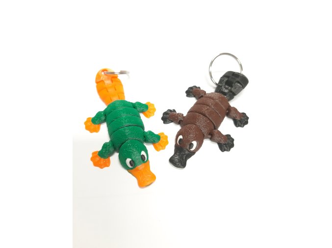 Přívěsek na klíče ptakopysk petG