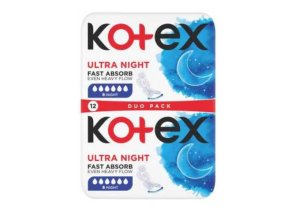 Kotex ultra night duo pack 12