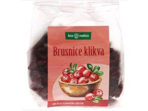 Brusnice klikva se třtinovým cukrem bio nebio
