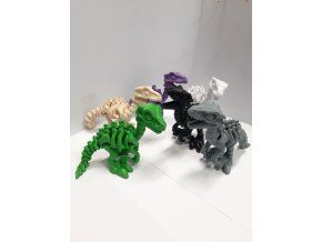 Velociraptor dinosaurus kostra max dekorace 3D tisk