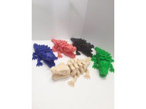 Krokodýl kostra dekorace 3D tisk PLA/PetG