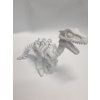 Velociraptor dinosaurus kostra max dekorace 3D tisk