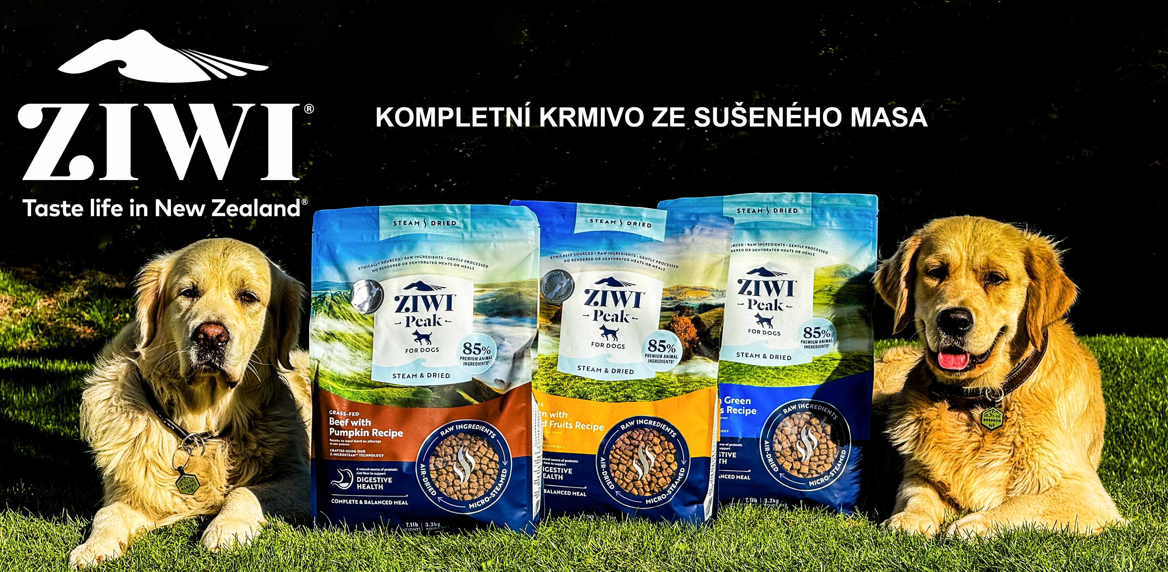 Ziwi Peak kompletní krmivo ze sušeného masa
