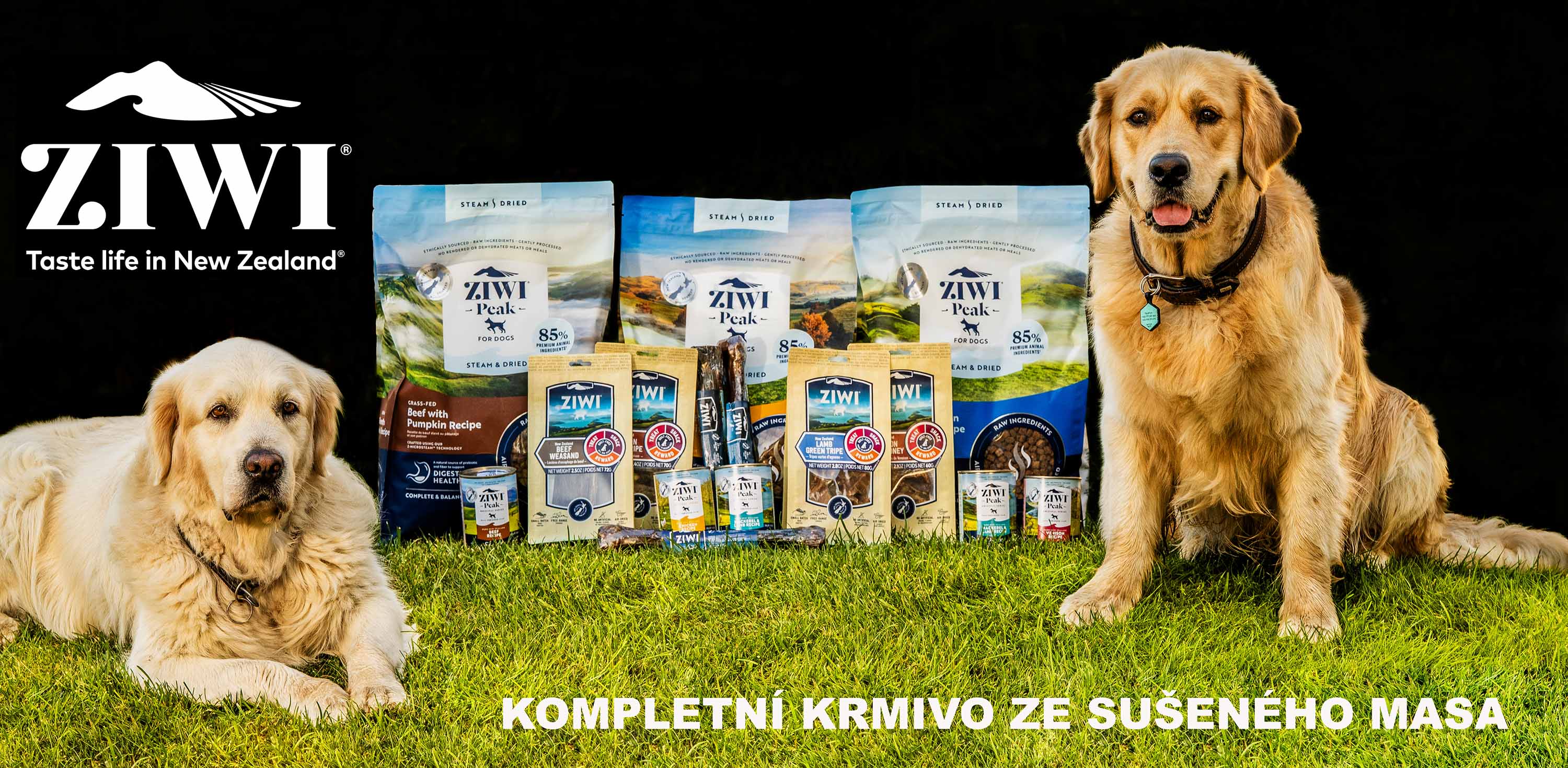 Kompletní krmivo ze sušeného masa Ziwi Peak