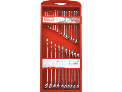 61805 klice ockoploche sada 25ks 6 32mm