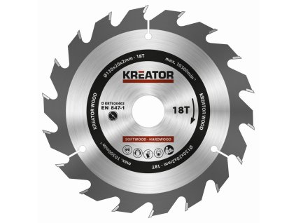 38084 krt020402 pilovy kotouc na drevo 130mm 18t