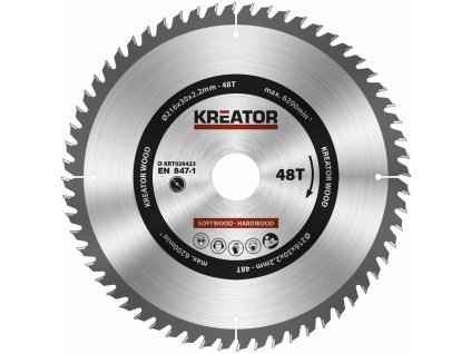 38147 krt020423 pilovy kotouc na drevo 216mm 48t