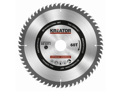 38150 krt020424 pilovy kotouc na drevo 216mm 60t