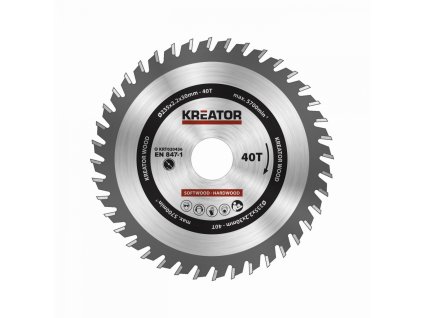 55574 krt020436 pilovy kotouc na drevo 235mm 40t