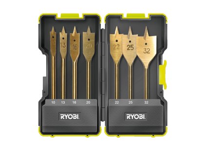 17419 ryobi rak 07 sb 7 ks sada plochych vrtaku