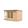 134376 dreveny domek karibu multifunkcni 93796 natur lg4162