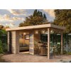 127320 2 dreveny domek karibu schwandorf 3 pristavek 240 cm 77738 natur lg3891