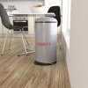 53501 1 hailo harmony l stribrny designovy odpadkovy kos