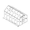 121370 nahradni proskleni pro sklenik vitavia venus 7500 pc 4 mm lg3112