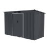 130000 plechovy domek lanitplast halle 94 antracit lg4024