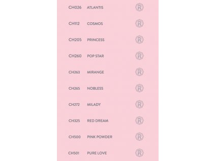 Aufkleber Musterbuch NEUHEITEN WINTER 2020 Farbgele