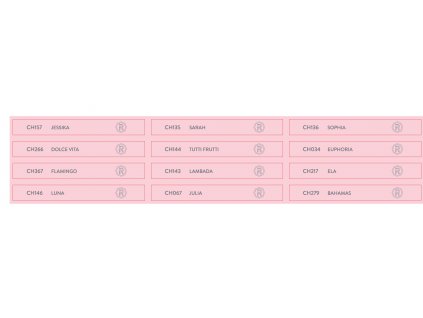 Aufkleber Musterbuch NEUHEITEN FRÜHLING 2020 Farbgele