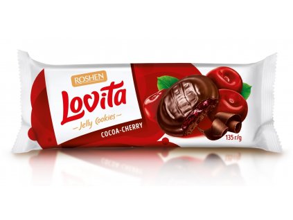 Sušenky Cocoa-Cherry Lovita Roshen 135g