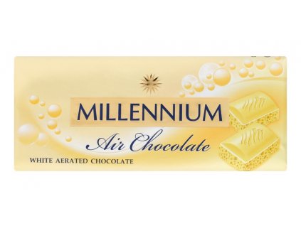 Bílá bublinková čokoláda Millennium 90g
