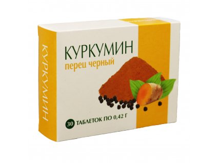 Kurkumin + černý pepř 30 tab.*0,42g