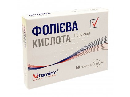 Kyselina listová Vitamir 50*1mg