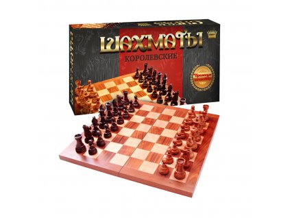 Šachy v dřevěném obalu 30*30*4,5 cm