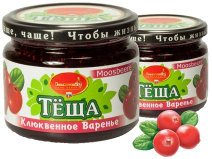 Lackmann Moosbeerkonfituere Tescha