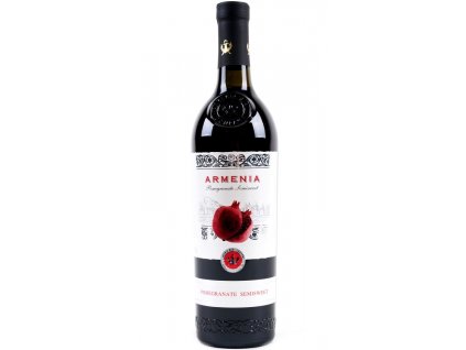 Polosladký vinný napoj Armenia Granátové jablko 0,75L Alk.11%