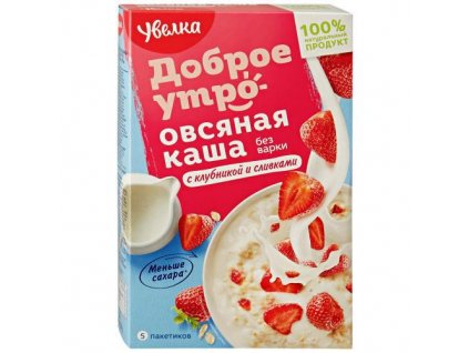 Ovesné vločky s jahodami Uvelka 5*40g