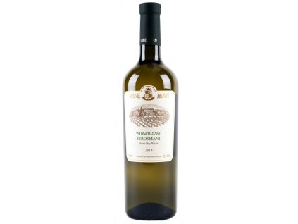 Bílé polosuché víno Pirosmani Wine Man 0,75L Alk.11,5%
