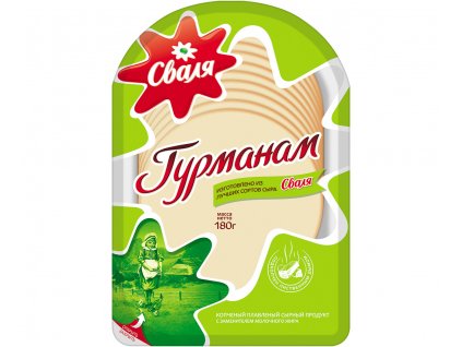 Sýr Svalya tavený nakrájený Gurmánam 180g