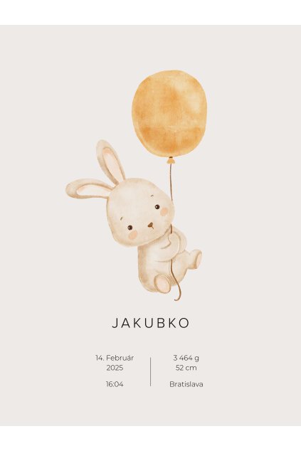 Personalized Name Wall Art | Bunny 🐰 / Teddy 🧸 | Digital Version