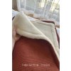 Merino Wool Baby Blanket 3in1 | 100x75 cm | RUST
