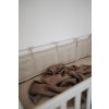Linen Crib Bumper | RUST