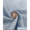 Lněná zavinovačka s 1 mašlí | BABY BLUE