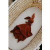 Organic Muslin Bunny Comforter | RUST