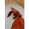 Organic Muslin Bunny Comforter | RUST