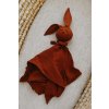 Organic Muslin Bunny Comforter | RUST