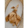 Organic Muslin Bunny Comforter | MUSTARD