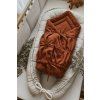 Bundle Deal | 3-Bow Linen Swaddle RUST + Baby Nest NATURAL