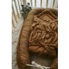 Bundle Deal | 3-Bow Linen Swaddle CARAMEL + Baby Nest CARAMEL
