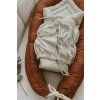 Bundle Deal | 3-Bow Linen Swaddle NATURAL + Baby Nest RUST