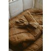 Bundle Deal | 1-Bow Linen Swaddle CARAMEL + Baby Nest CARAMEL