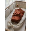 Bundle Deal | 1-Bow Linen Swaddle RUST + Baby Nest NATURAL