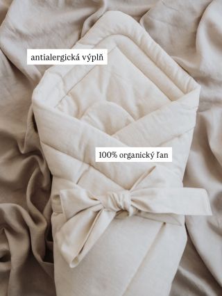 Ľanová zavinovačka, ktorá v lete dýcha