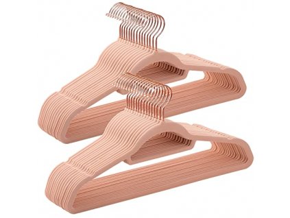 Ramínka, 30 kusů, 43,5 x 22,5 cm, světle růžová a růžová zlatá