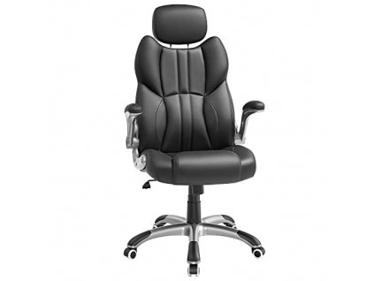 Kancelářská a herní židle, 70 x 70 x 119-129 cm, černá