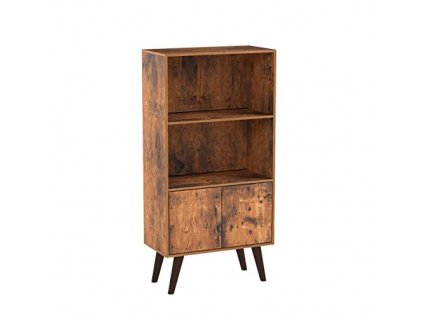 Knihovna, 3 patra, 60 x 30 x 120, hnědá