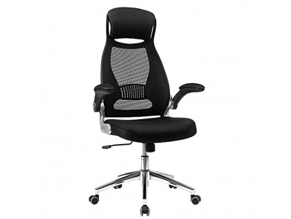 Kancelářská židle, 68 x 55 x 116-126 cm, černá