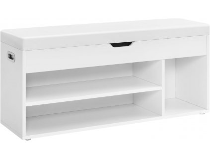 Botník, 100 x 30 x 44 cm, bílý